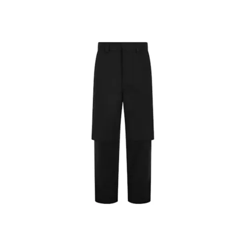 Off Белый Карго Брюки Мужские Черные