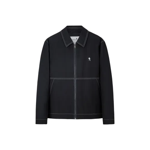 Куртки и пальто Dance with Wolves Мужские Черные