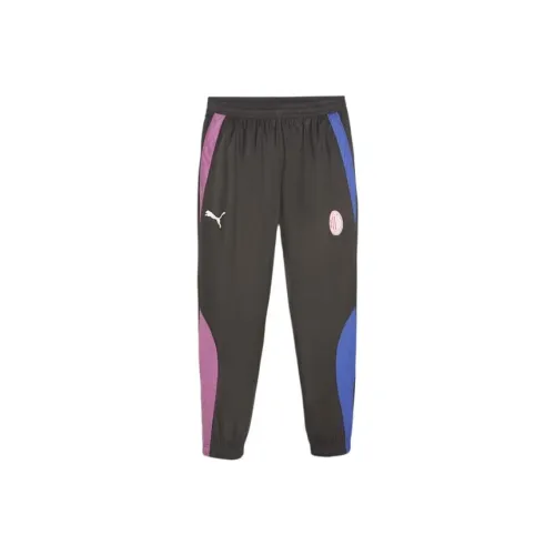 PUMA AC MILAN Football PREMATCH Мужские Повседневные Штаны Черные