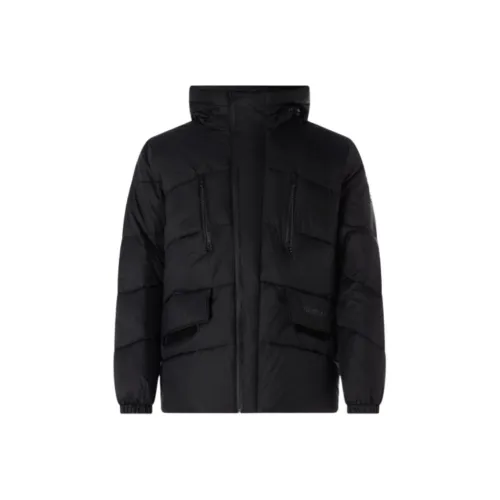 Tommy Hilfiger Хлопковый пуховик Мужской Черный