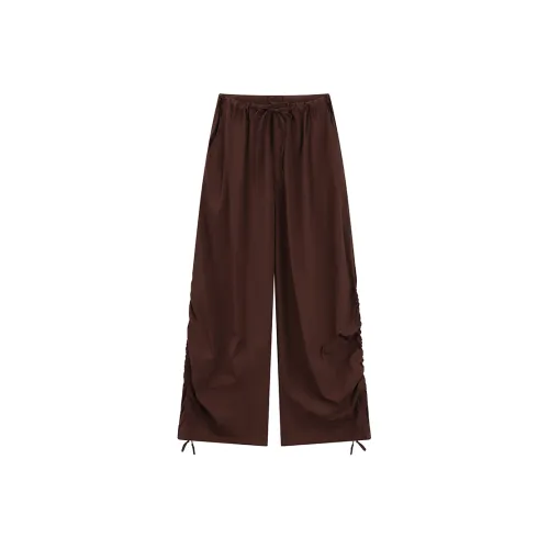 Crying Center Повседневные брюки Унисекс Вишня Коричневый