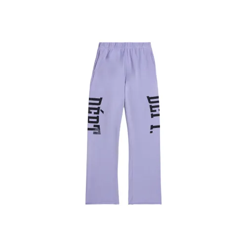 Gallery Dept. FW24 Вязаные тренировочные штаны унисекс светлый фиолетовый
