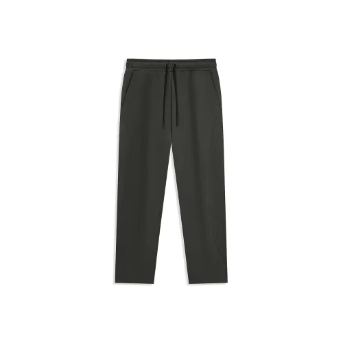 XTEP Basketball Collection Вязаные тренировочные брюки мужские Indole зеленые