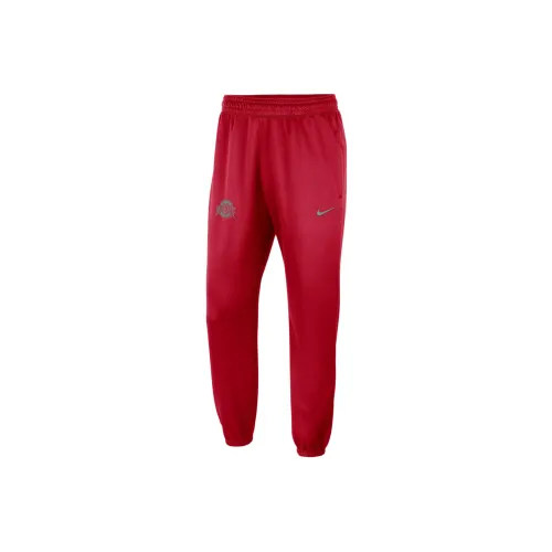 Nike College Dri FIT Spotlight Ohio State Вязаные тренировочные брюки Мужские Университетский красный