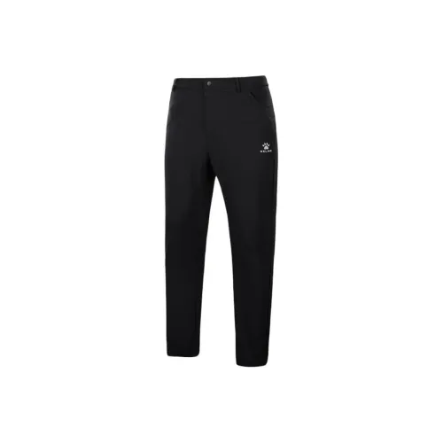 KELME Черные Мужские Вязаные Тренировочные Штаны