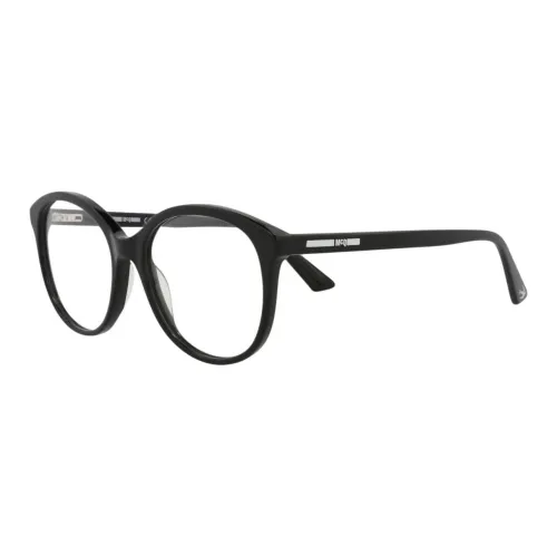 Alexander McQueen Ацетат Круглые Оправы для Очков Женские Черные