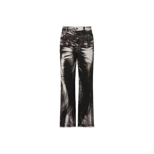 ROCAWEAR Промытый черный Унисекс Повседневные брюки
