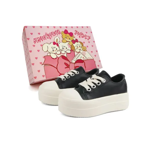 AQIUSHENG Низкие кроссовки для скейтбординга женские