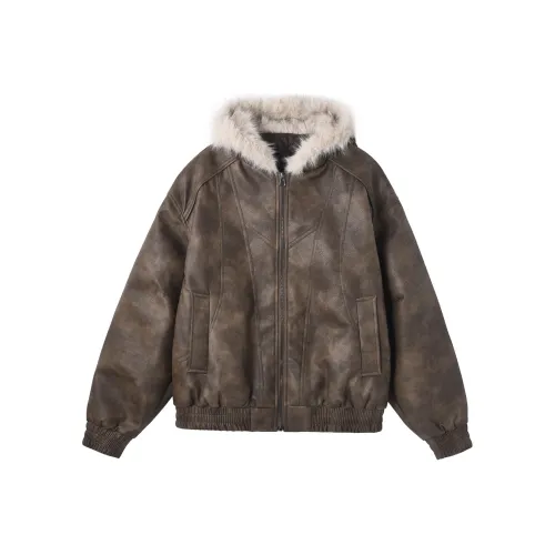 Бык Freak Шерсть Ожерелье-чокер Пуховая куртка Унисекс