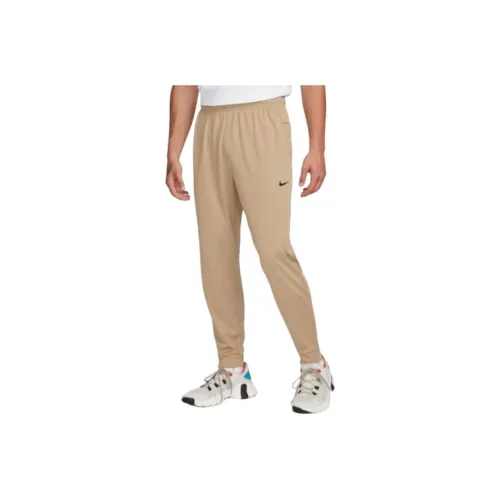Найк Вязаные Тренировочные Штаны Мужские Бежевые