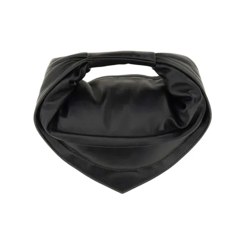 FEDERICO CINA Телячья кожа Пельменная сумка Сумка на одно плечо Мини Женская Черная