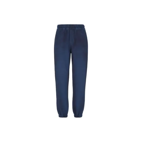 FENDI Вязаные спортивные брюки мужские синие