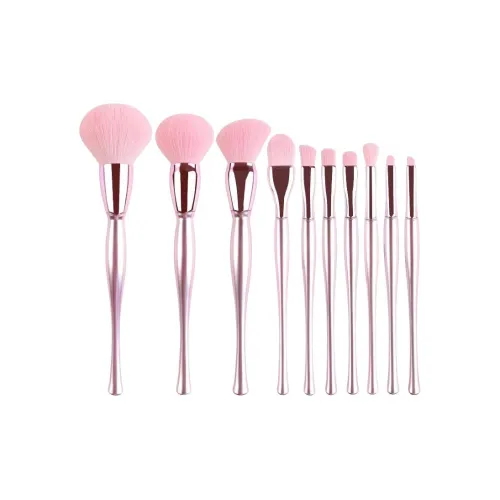Sweet Pillow House Розовый Ручка Розовый Eyeshadow Щетка Консилер Щетка LIP Щетка Makeup Brush Набор Контуринг 10 шт