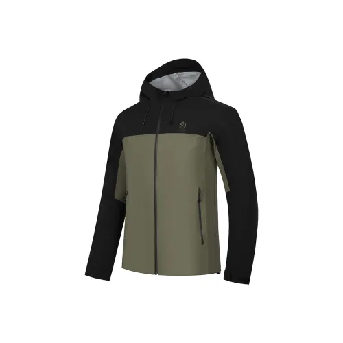 QIAODAN Mountain God Series Тренчкот Мужской Халцедон Зеленый