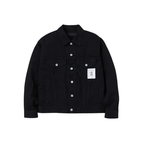 NEIGHBORHOOD BLACK WHITE Осенне-зимняя серия FW24 Куртка Мужская