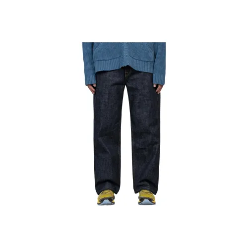 Brain Dead co-brand Индиго Мужские Джинсы