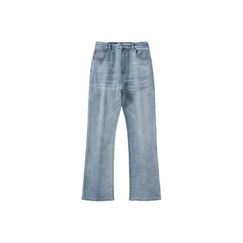 A3G4 Светло-синий Унисекс Джинсы