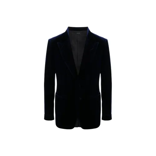 TF SS23 Бизнес-костюм Пальто Мужской Темно-синий