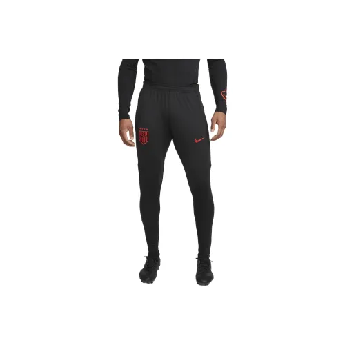 Nike USA Soccer Team Olympic Series U.S. Strike Вязаные Тренировочные Штаны Мужские Черные