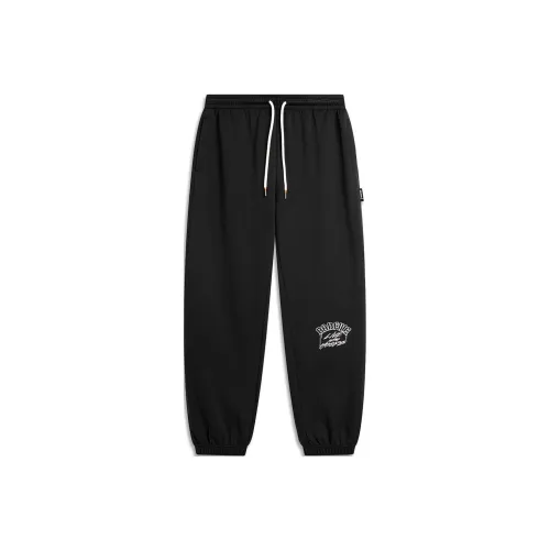 LINING Черные Мужские Вязаные Спортивные Штаны