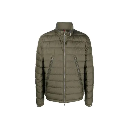 Moncler Down Jacket Men's Gray Green