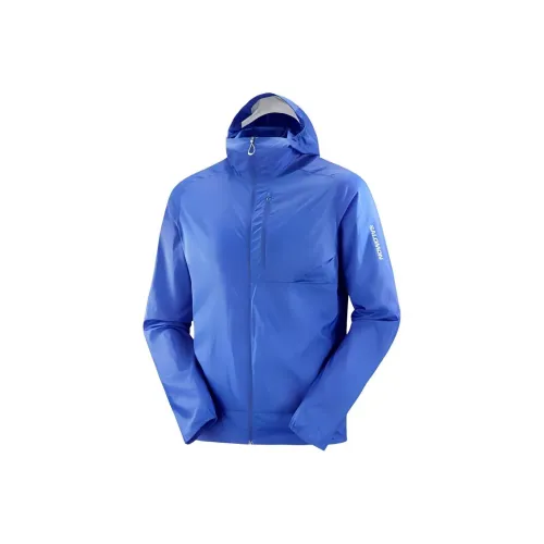 Salomon Collaboration BONATTI CROSS WIND Синий Мужской Куртки