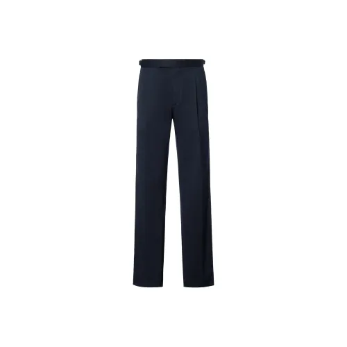 Ermenegildo Zegna Темно-синие мужские брюки для костюма