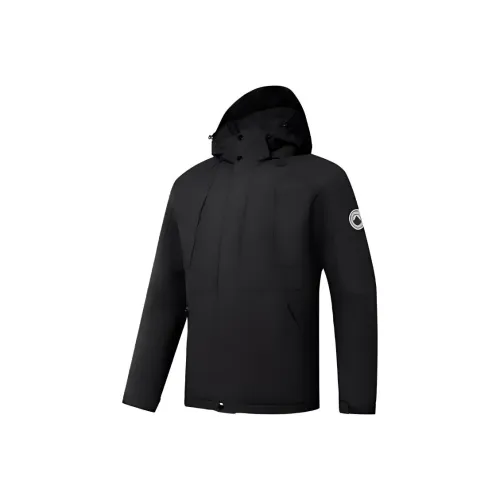 QIAODAN Тренчкот Мужской Черный