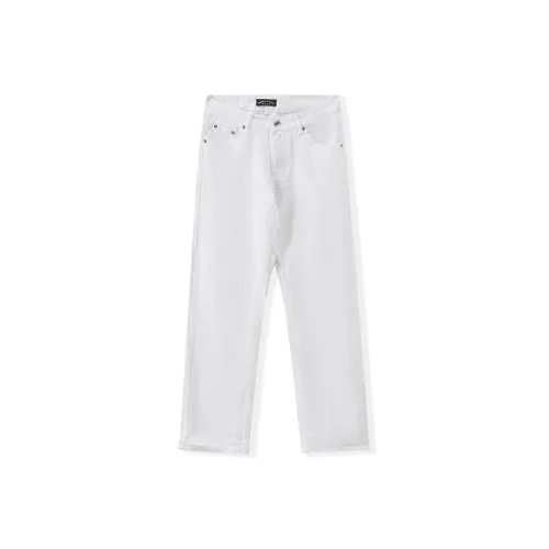 I'm David Повседневные брюки Унисекс Белый