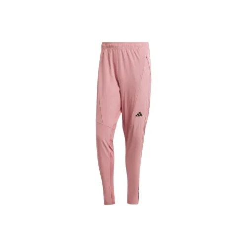 Adidas Вязаные Тренировочные Штаны Мужские Использованные Темно-Красные