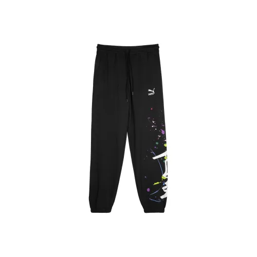 PUMA CLASSICS FTP Тренировочные брюки TR Вязаные Тренировочные брюки Унисекс Черный