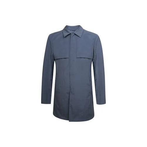 JODOLL Синий Мужской Тренч