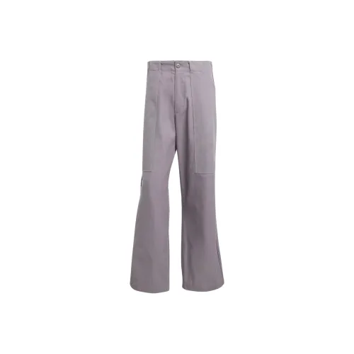 Adidas Originals x Cargo Premium Essentials Twill Joggers Cargo Pants Men's Trace Gray