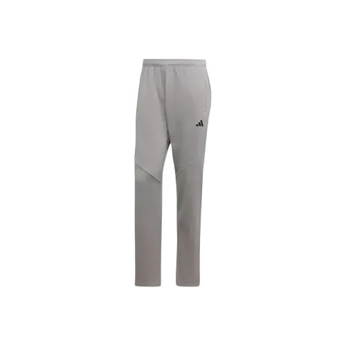 Adidas GAME и Go Вязаные Тренировочные Штаны Мужские Средне-Серые