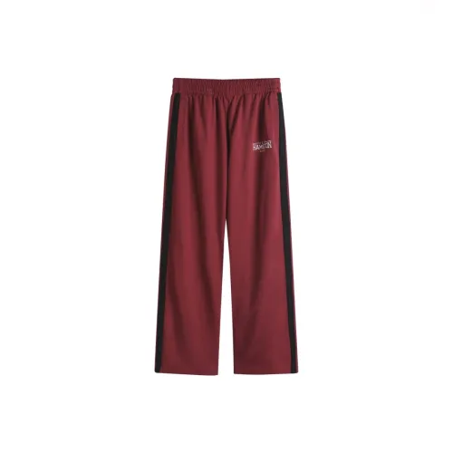 JEFF HAMILTON Red Unisex Вязаные Спортивные Штаны