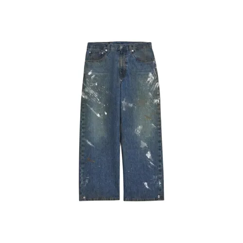 Helmut Lang FW24 Джинсы Мужские Средний Индиго