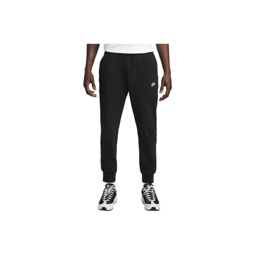 nike Club Вязаные Тренировочные Штаны Мужские Черные