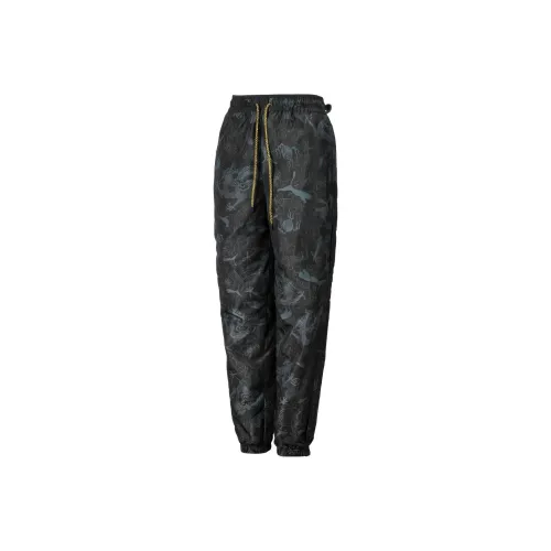 Puma x Staple Co Фирменные черные унисекс повседневные брюки