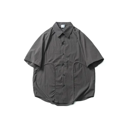 VERAF CA Серый Унисекс Рубашки