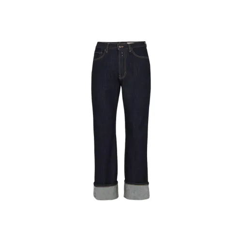 Alexander McQueen Индиго Мужские Джинсы