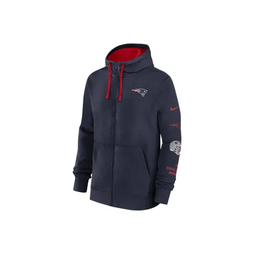 nike NFL FW24 New England Patriots Клуб Куртки Пальто Мужской Морской синий