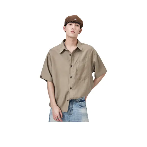 ALL IN Хаки Мужские Рубашки