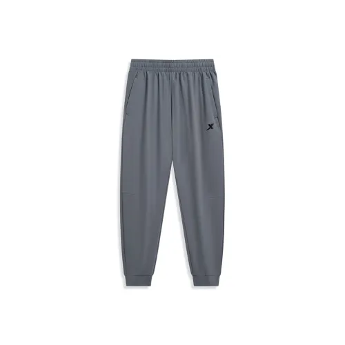 XTEP Беговые Брюки Мужские Стальной Железо Серый