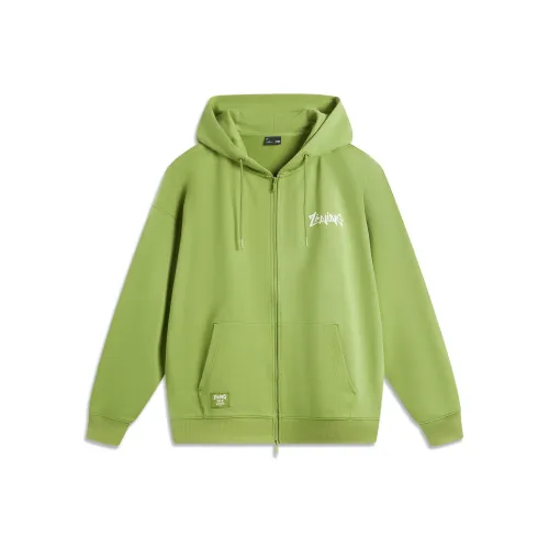 LINING Sports Life Collection Толстовка Унисекс Grasshopper Зеленый