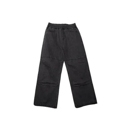 LOAD MIND Джинсы Унисекс Мытый Серый