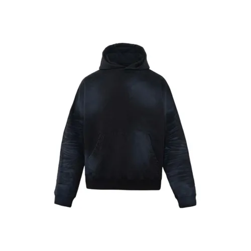 P.M.W Толстовка Унисекс Выстиранный Черный