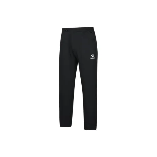 KELME Черные Мужские Вязаные Тренировочные Штаны