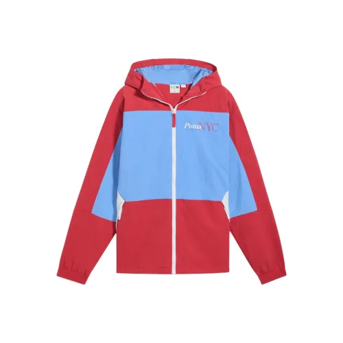 PUMA NYC Running Laps Куртки и Пальто Мужской Небесно-Синий