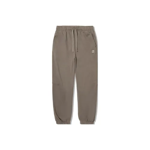 LINING Vital series Вязаные тренировочные брюки мужские шоколадно-коричневые