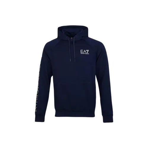 EMPORIO ARMANI EA7 Толстовка Мужской Синий